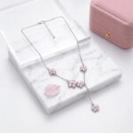 Great gift for her | Sterling silver Flower Necklace