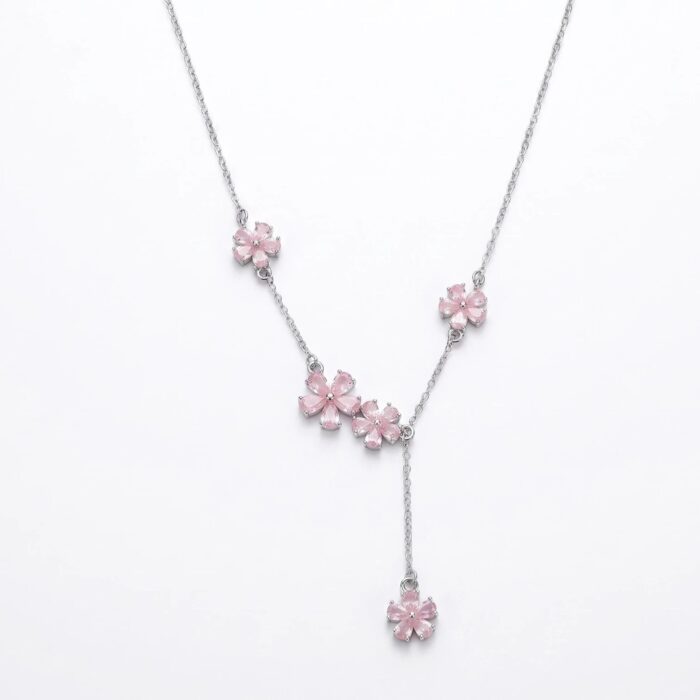 Flower Pendant and Chain | 925 Sterling Silver necklace