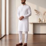 Men’s traditional cotton kurta outfit for festival and other auspicious occasions