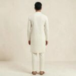 Premium Cotton Kurta - White - Image 6