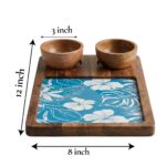 Dimensions of the wooden serving platter