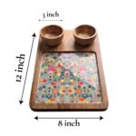 Dimensions of the wooden serving platter