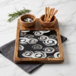 2 Bowl charcuterie board| Perfect statement for your Dinning room