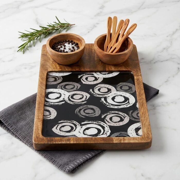 2 Bowl charcuterie board| Perfect statement for your Dinning room