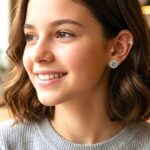 925 Sterling Silver Stud Earrings - Starburst - Image 2