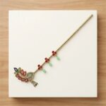 Handmade Peacock Bansuri Flute for Kanhaji Ladoo Gopal