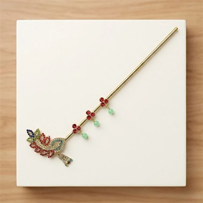 Handmade Peacock Bansuri Flute for Kanhaji Ladoo Gopal - Image 6