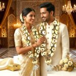 Wedding Garlands Pair - Yellow Rose
