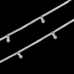 Pair of Pure Silver Anklets for Adults | 10.5" 925 Sterling Silver Payal | Asli Chandi Ki Payal - Image 4