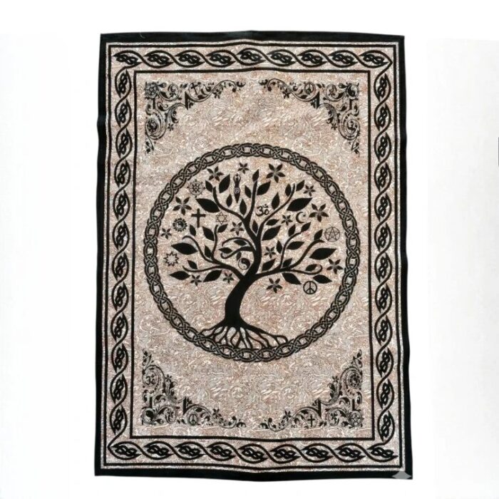 Celtic Tree of Life Tapestry | Cotton Tapestry 41x29 Inch - Image 2