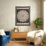 Cosmic Weave Celestial Zodiac | Cotton Tapestry 41x29 Inch - Image 3