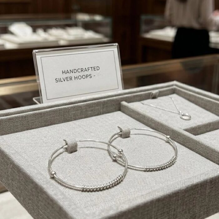 925 Sterling Silver - 5cm - Hoop Earrings - Image 3