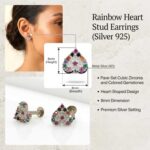 925 Sterling Silver Stud Earrings - Starburst - Image 3