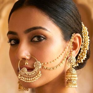 Traditional Nath for your Wedding day | Perfect stop for Punjabi bridal jewelry in Canada