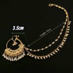 Traditional Kundan & Pearl Bridal Nath - Image 5