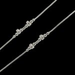 Pair of Pure Silver Anklet - 6.5 inch | Pure silver anklet for baby - Image 4