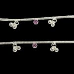 Pair of Pure Silver Anklet - 5.5 inch | Silver Anklet for Baby - Image 5