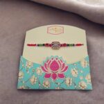 Premium Rakhi with Rakhi Card | Rakhi card with hamper