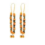Wedding Garlands Pair – Orange | Garlands for Indian Wedding - Image 2