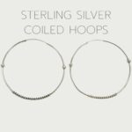 925 Sterling Silver - 5cm - Hoop Earrings