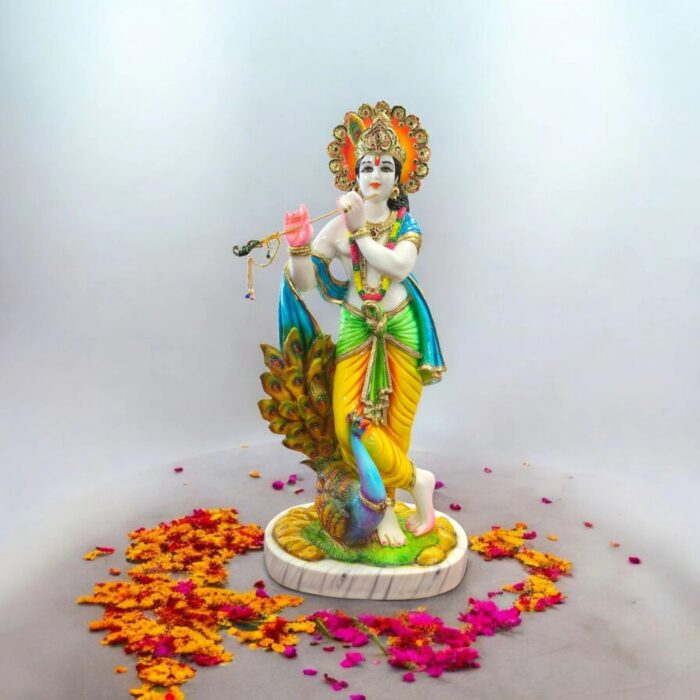 Lord Krishna Idol - Color - 25inch - Image 5