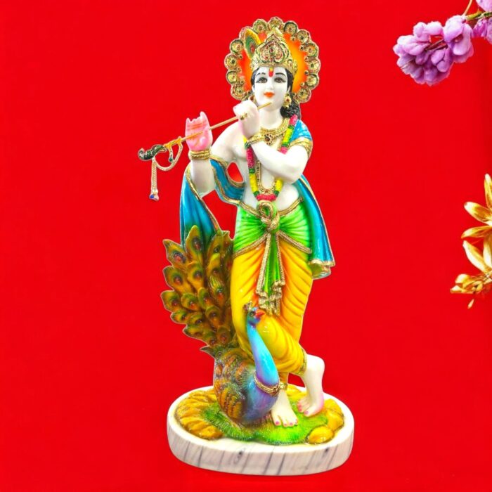 Lord Krishna Idol - Color - 25inch - Image 3