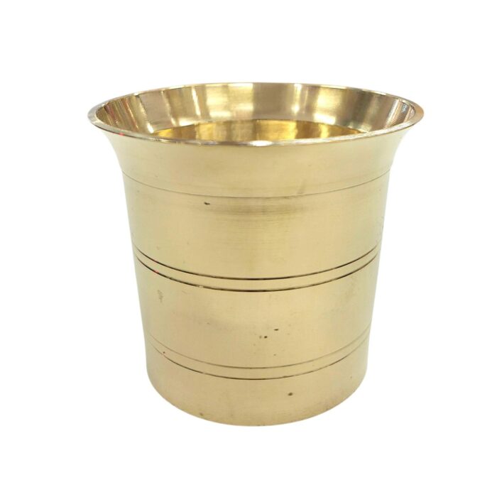 Premium Mini Brass Panchpatra - 5.5 cm - Image 4