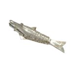 Divine Pure Silver Fish for Pooja & Vastu - 9cm - Image 3