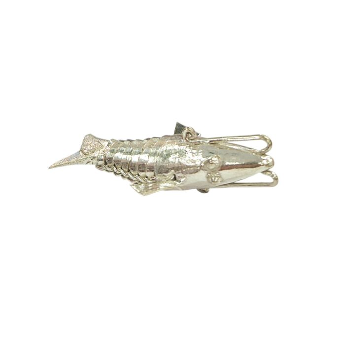 Divine Pure Silver Fish for Pooja & Vastu - 6.5cm - Image 4