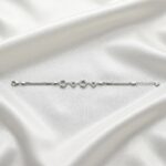 925 sterling silver bracelet for women with zirconia stones