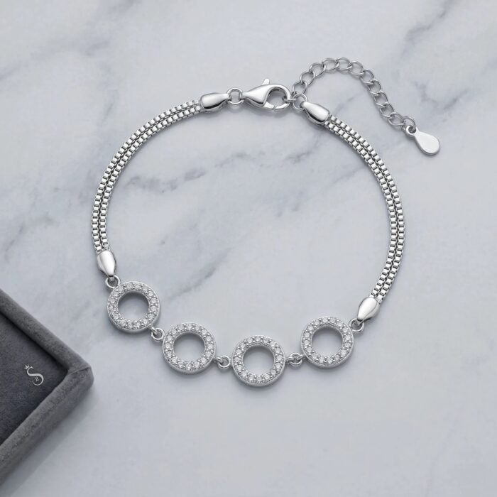 Stylish gift for her - 925 sterling silver Bracelet