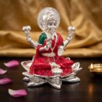 Pure Silver plated Lakshmi Idol