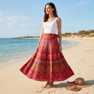 Lightweight Summer Cotton Skirt