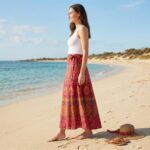 Women's Adjustable Cotton Wrap Skirt