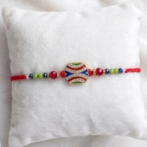 Ship to Canada : Raksha Bandhan Greeting Card | Rakhi Greeting Card with stylish Rakhi