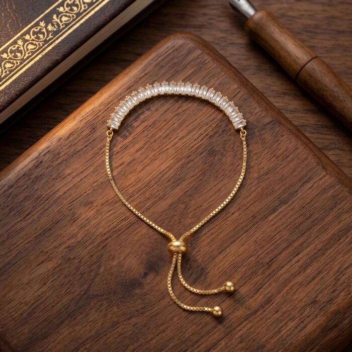 Anti tarnish slim gold plated Bracelet design for women