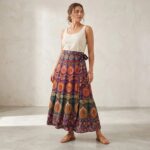 Lightweight Summer Cotton Skirt