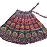 Women's Adjustable Cotton Wrap Skirt | Lightweight Summer Cotton Skirt