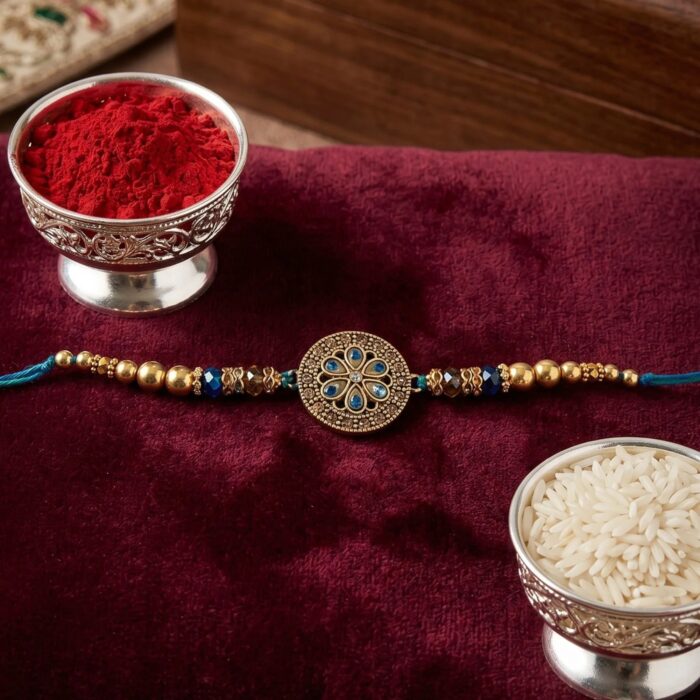 Personalized Rakhi Hamper for Brother with chocolates, sweets and more