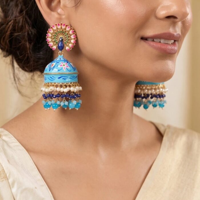 Party wear Jhumki earrings for women