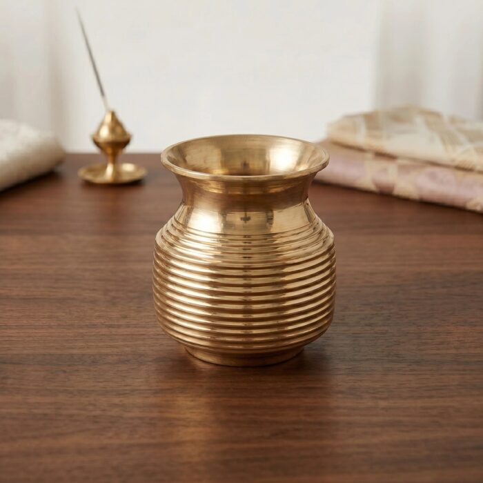 Brass kalash for home temple worship