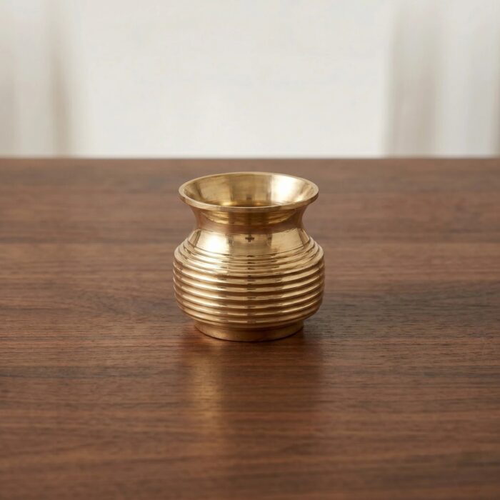 Brass lota with high gloss finish | Brass kalash for home temple worship