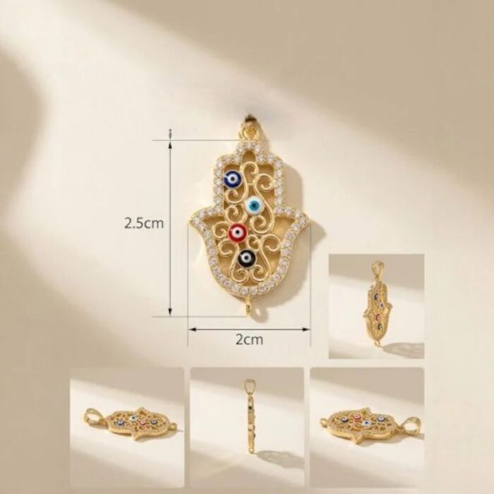 Fashionable Fatima Hand Bracelet | Hand of Hamza Bracelet - Image 4