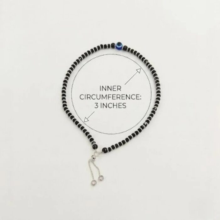 925 Sterling Silver Nazaria Anklet | Single Anklet for Adults - Image 4