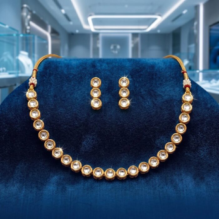 Kundan Necklace Set with matching earring | Indian ethnic necklace set