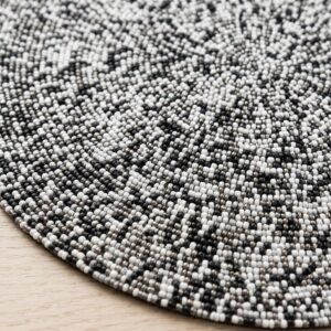 Luxury Beaded table placemat with glass bead design | Large 15 inch diameter