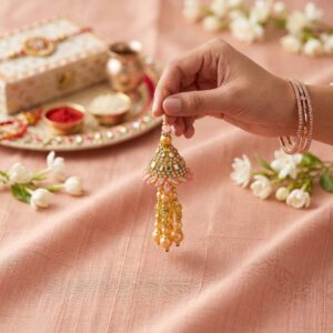 Stylish Lumba Rakhi for Bhabhi