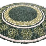 Close up of Premium beaded placemat for festive dining table