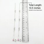 Pair of Pure Silver Anklets for Adults | 10.5" 925 Sterling Silver Payal | Asli Chandi Ki Payal - Image 5