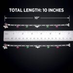 Pair of 925 Sterling Silver Anklets | Silver Anklet for Adults | 10 inch Ankle Bracelet - Image 4
